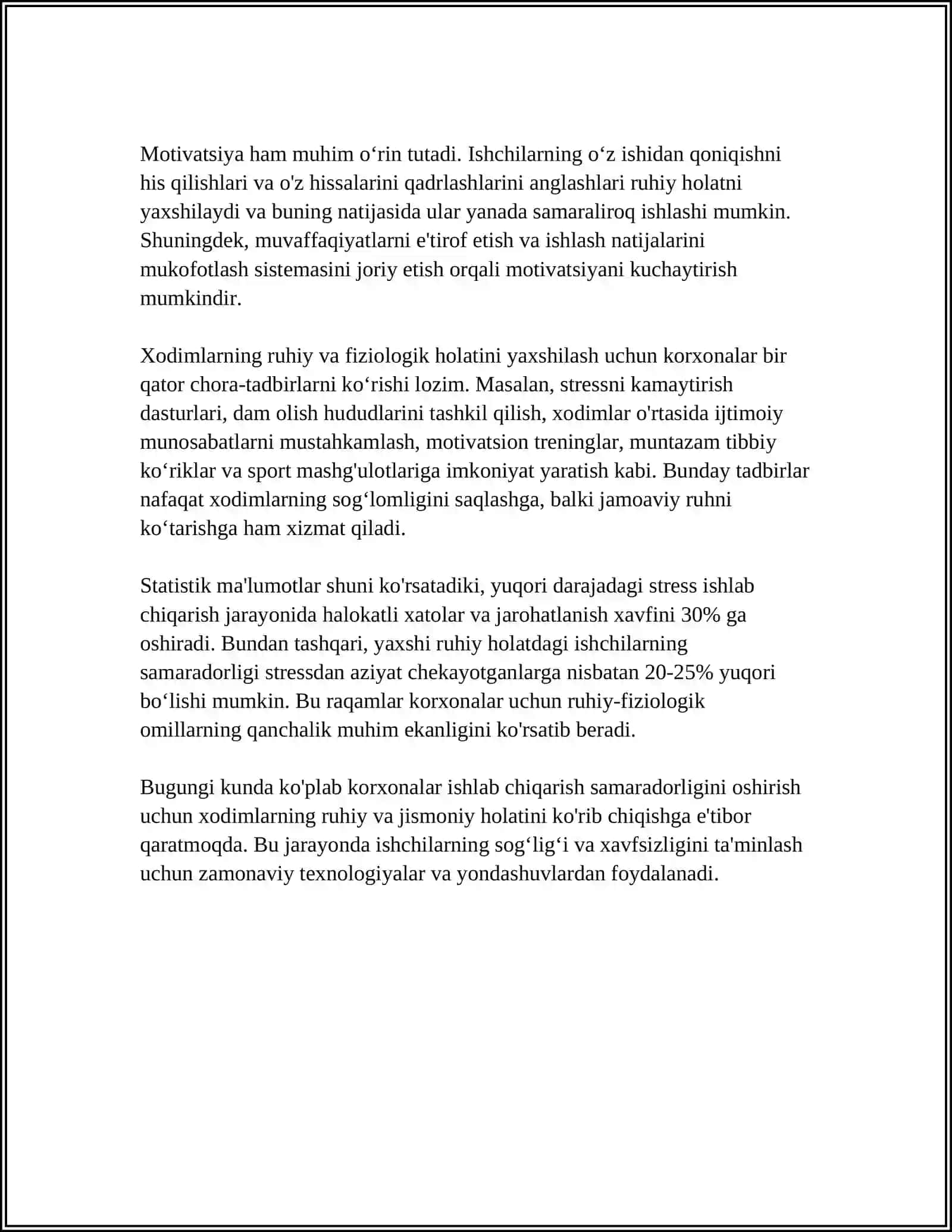 ISHLAB CHIQARISHDA RUHIY FIZIOLOGIK OMIL TA'SIRI 4