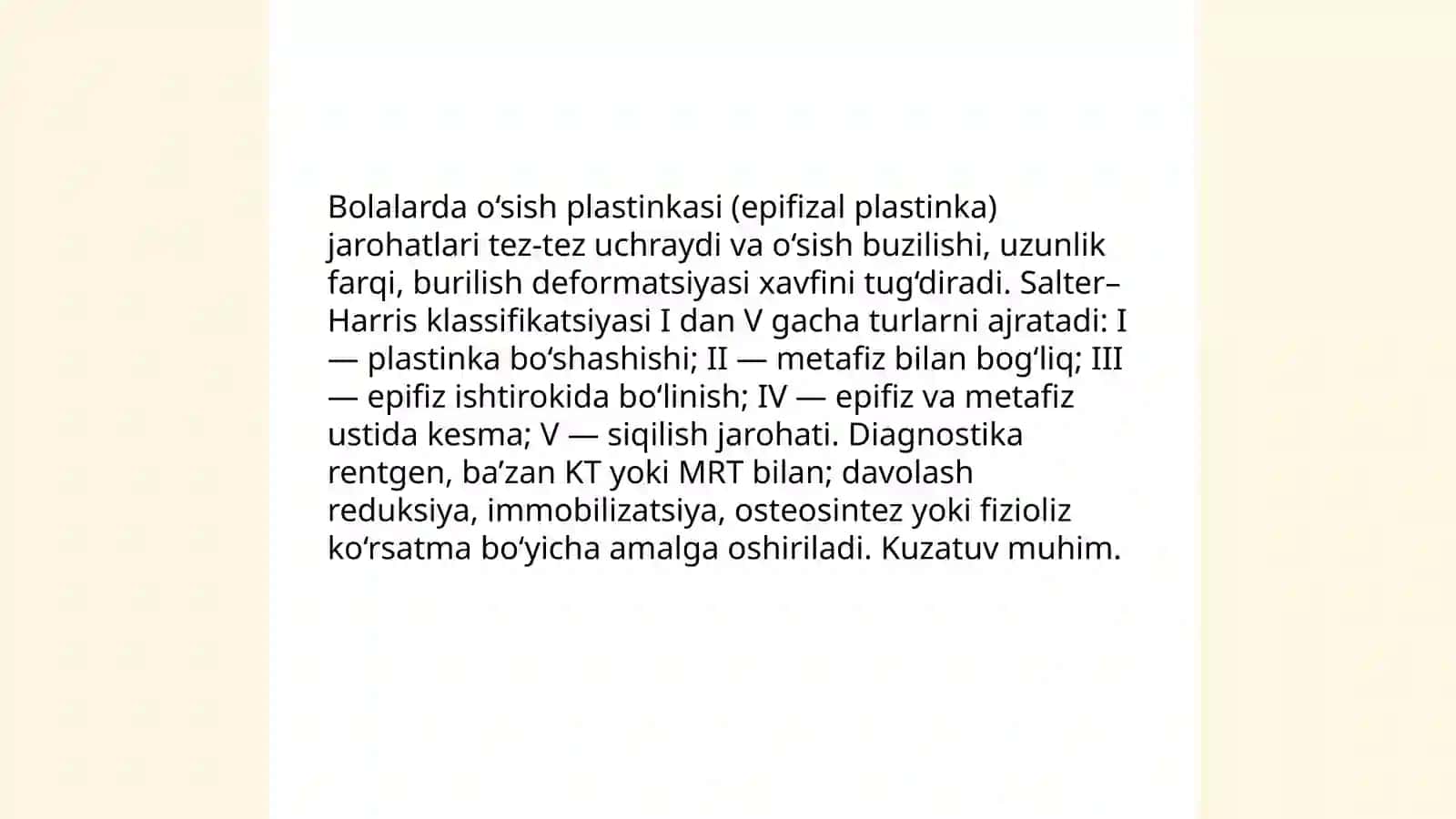 Bolalarda suyak shikastlarini o‘ziga xosligi 4