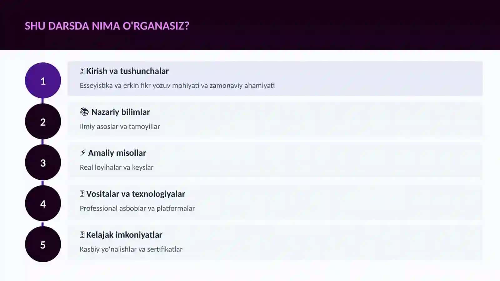 Esseyistika va erkin fikr yozuv 4