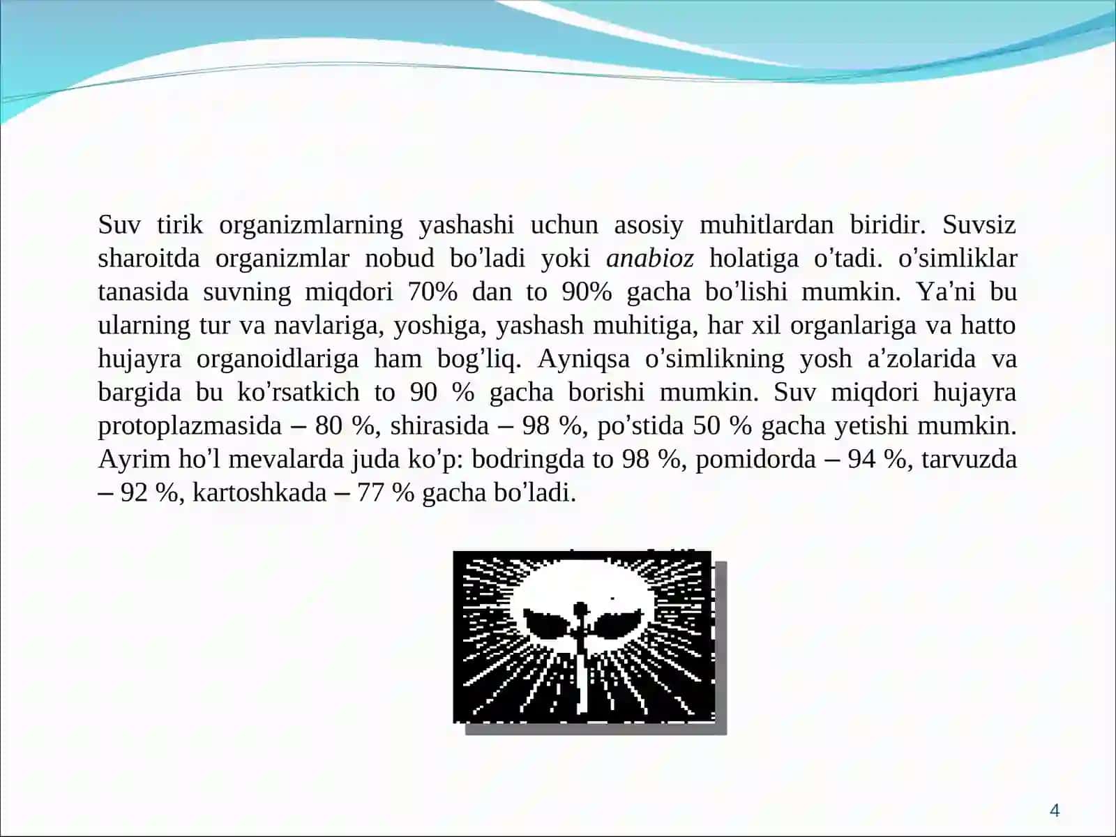 O’simliklarning suvni so’rishiga tashqi muhit omillarining ta’siri 4