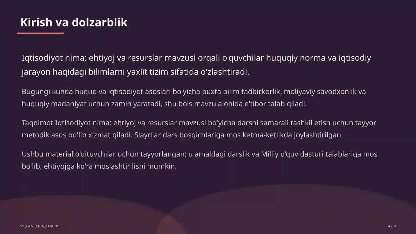 Huquq va iqtisodiyot asoslari (9–11) 4