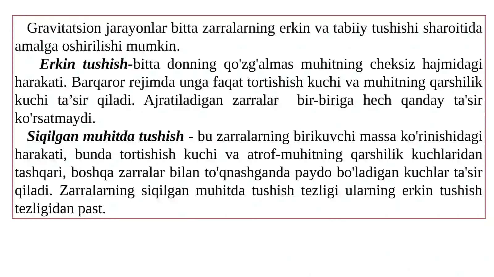 GRAVITATSIYA USULIDABOYITISH 4
