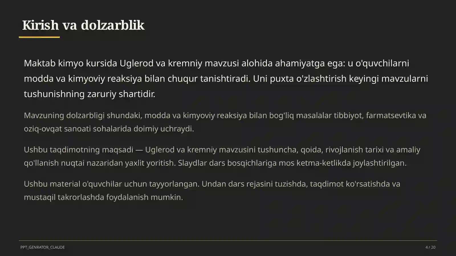 Uglerod va kremniy (9-sinf) 4