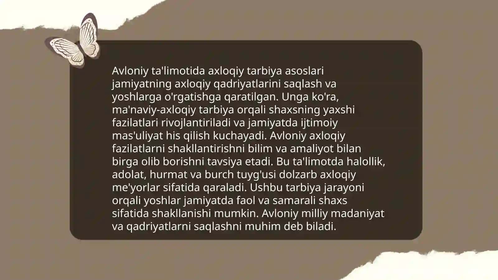 Abdulla Avloniy asarlarida vijdon tarbiyasi masalalari 4