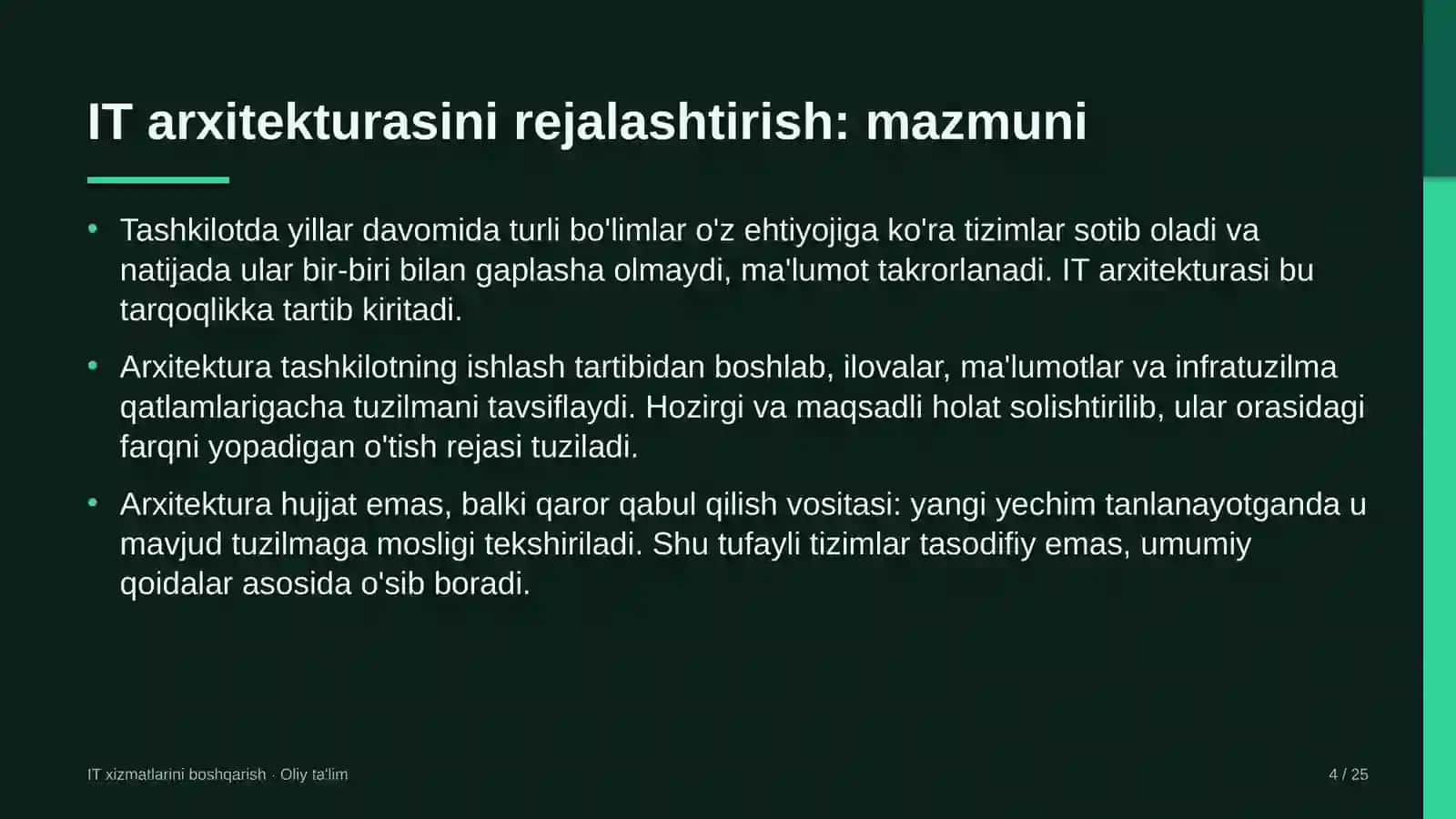 Kompyuter grafikasi studiyalarida axborot texnologiyalari arxitekturasini rejalashtirish 4