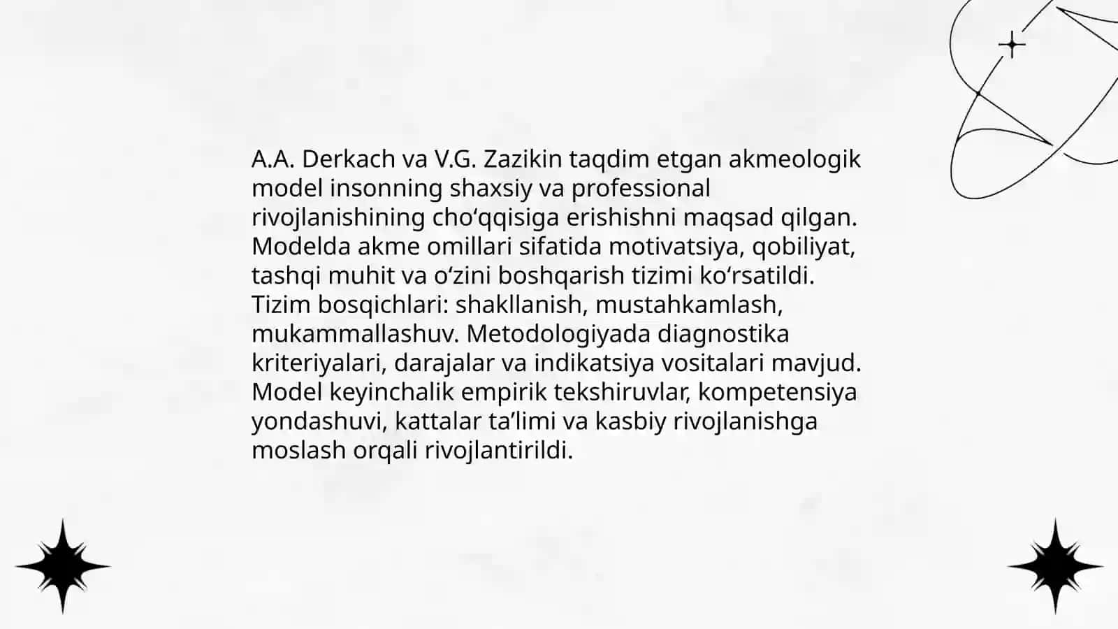 Akmeologiyaning rivojlanishi 4