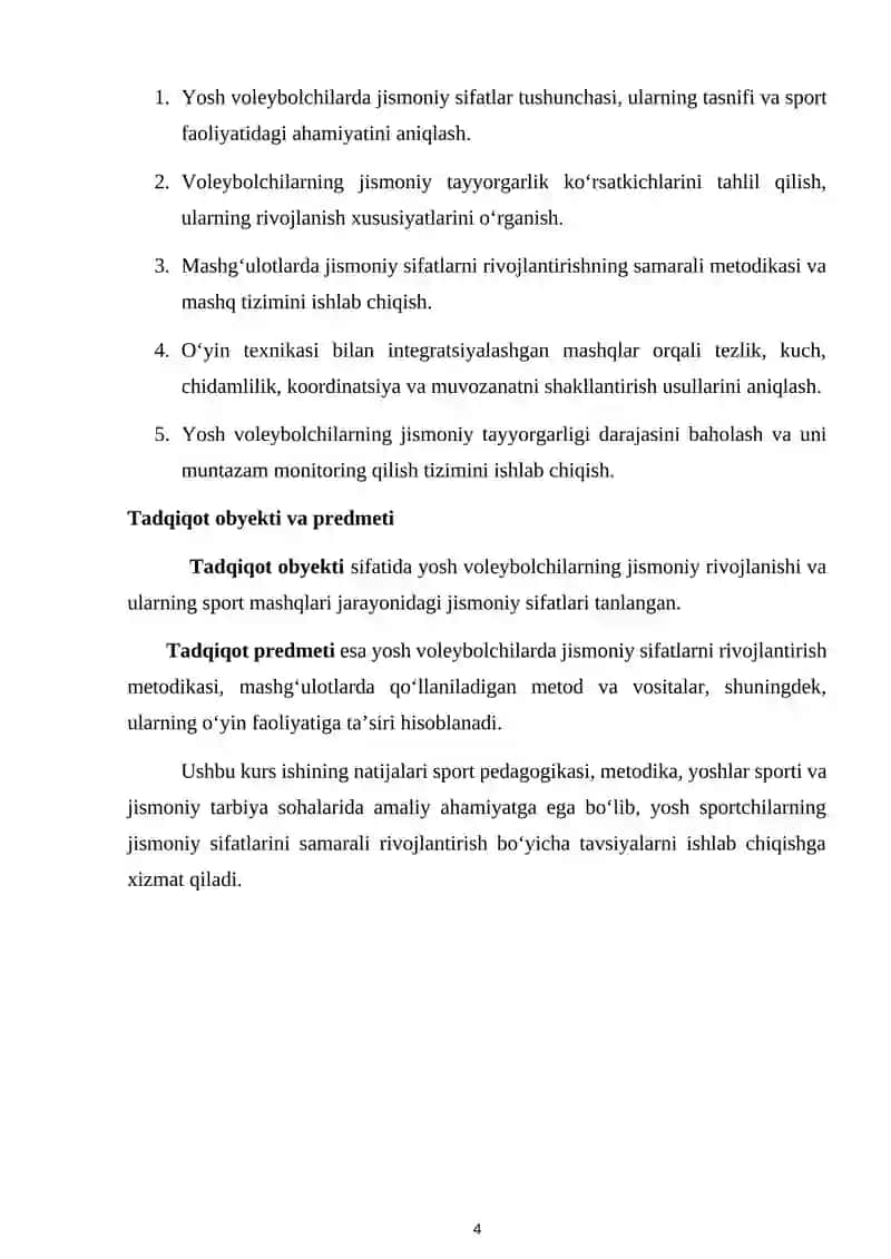 Yosh voleybolchilarning jismoniy sifatlarini  tarbiyalash asoslari 4