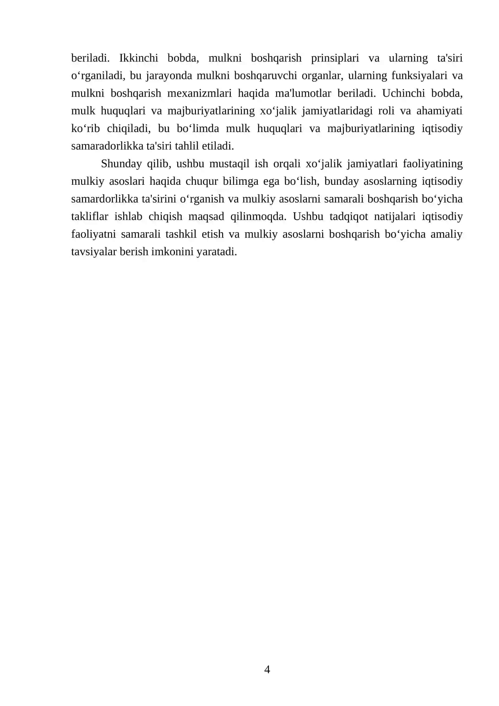 Xoʻjalik jamiyatlari faoliyatining mulkiy asoslari 4