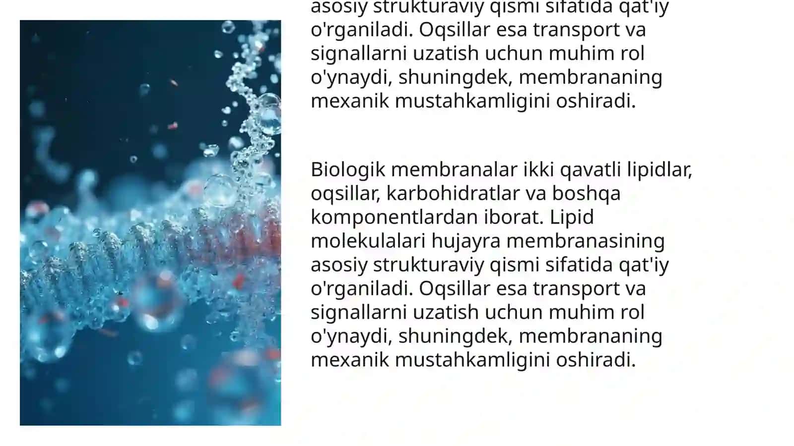 Biologik membranalardagi fizik jarayonlar 4
