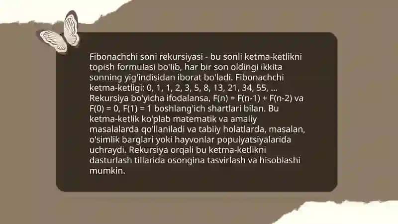 Rekursiv algoritmlar. Binary search. 4