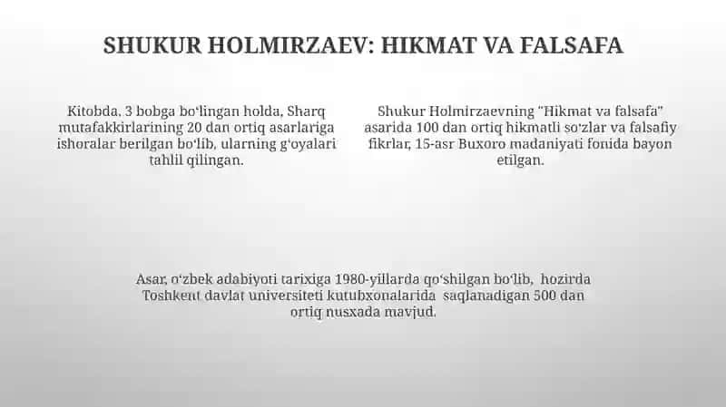 She'riyat Saroyi, Ijodkorlik Qirralari, Hayot va Ijodi 4