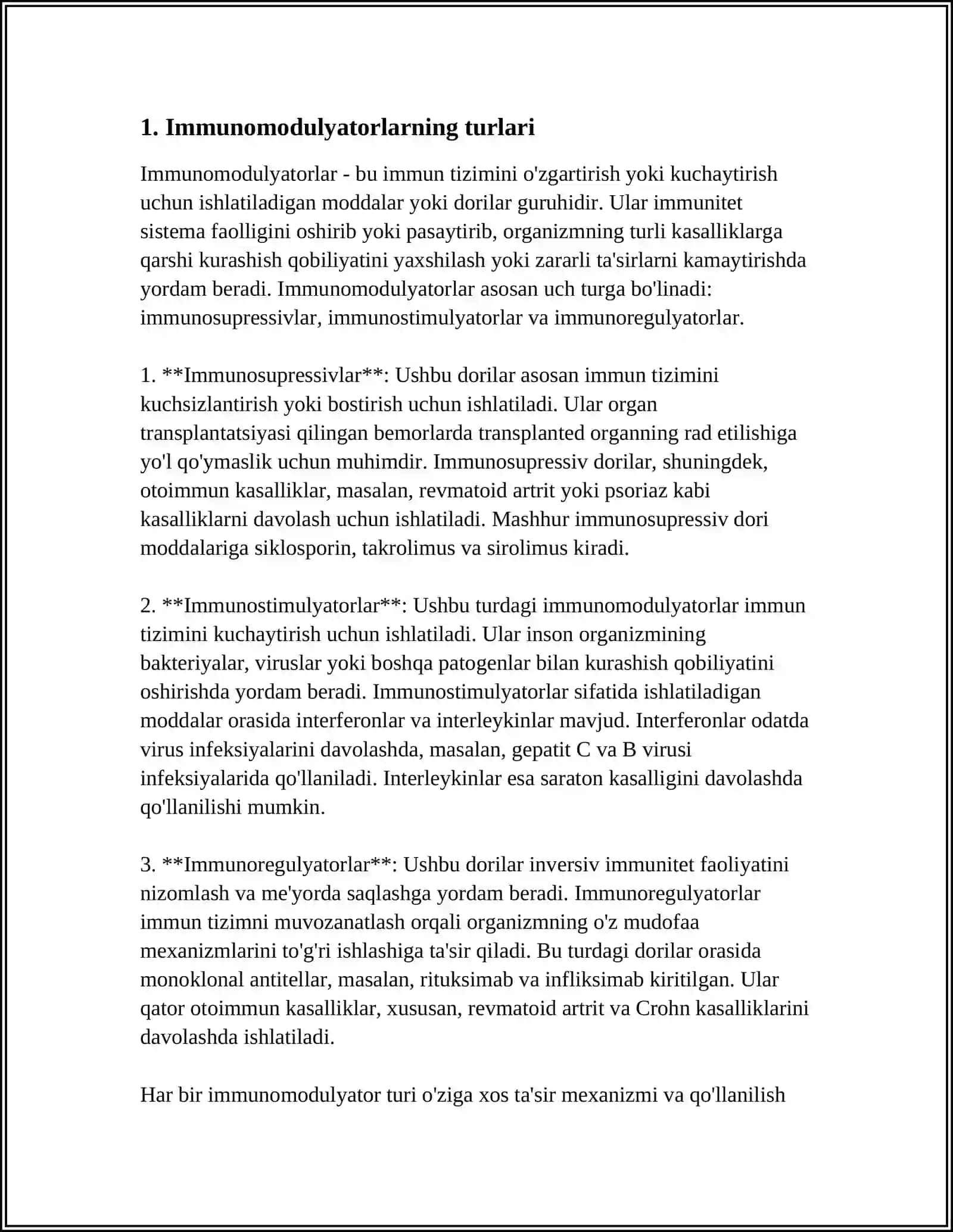 IMUNOMODULYATORLAR HAQIDA TUSHUNCHA 4