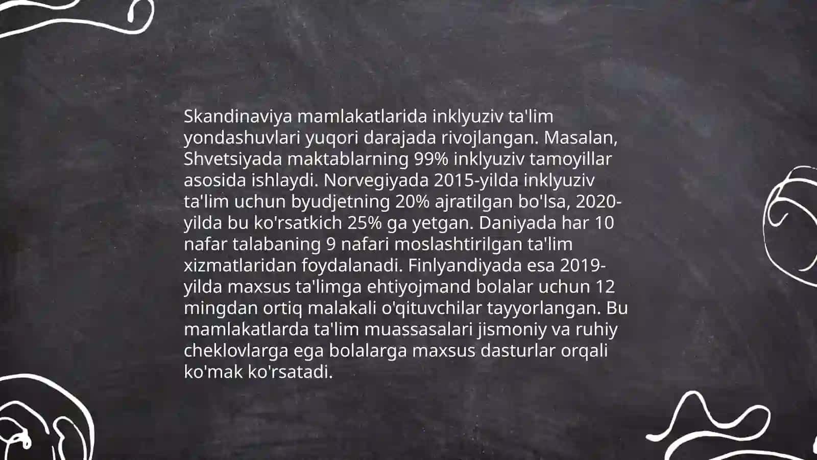 Inklyuziv taʼlim rivojidagi xalqaro tajribalar 4