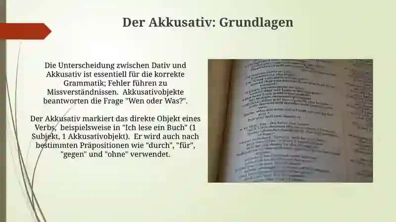 Präpositionen und Akkusativ 4