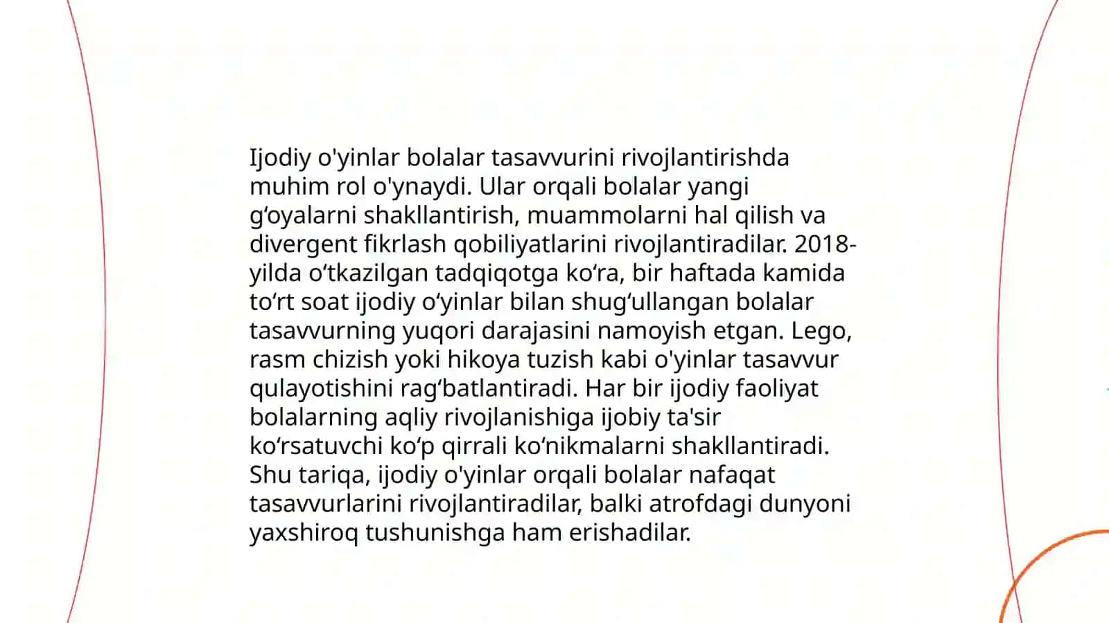 Oʻyin yordamida bolalarni rivojlantirish 4