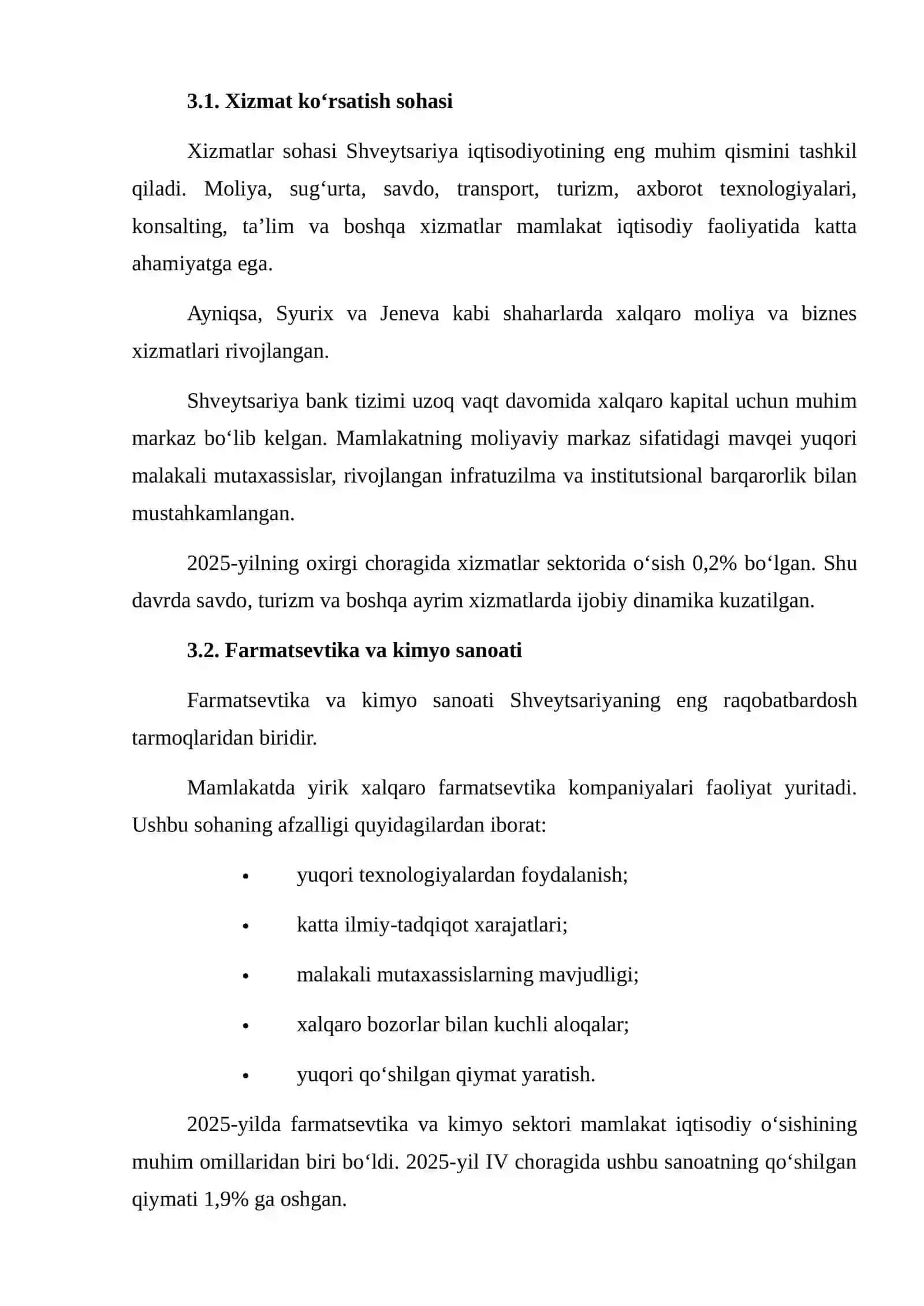 SHVEYTSARIYANING IQTISODIY HOLATI VA TAHLILI 4