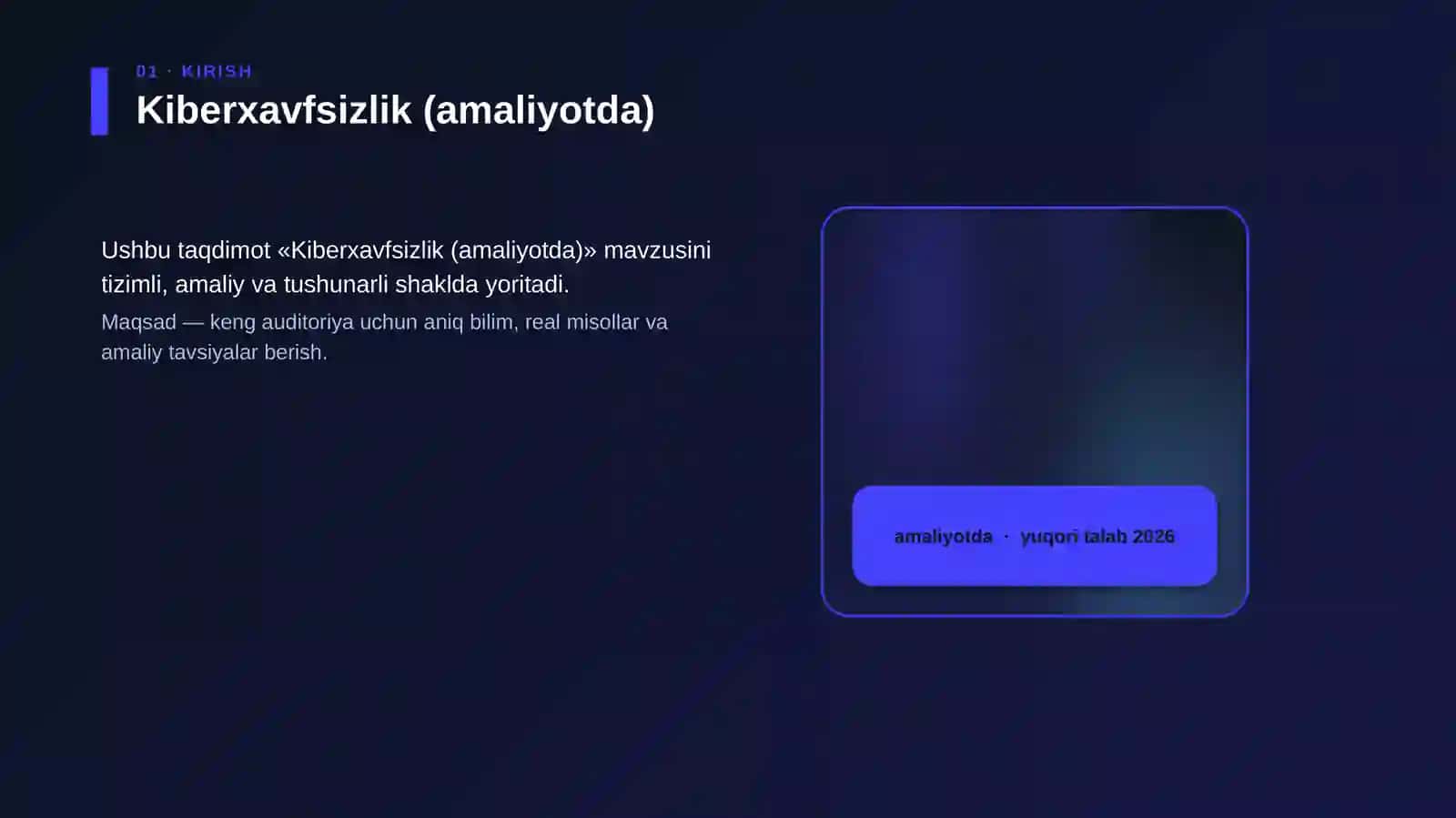 Kiberxavfsizlik (amaliyotda) 4