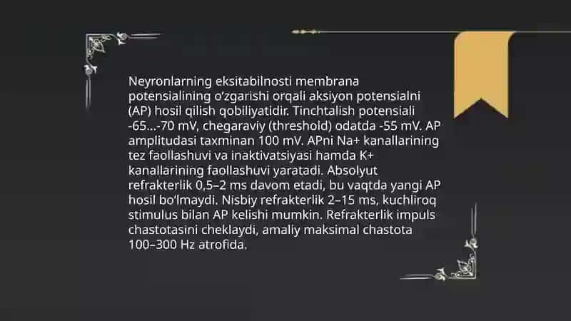 Nerv sistemasini funksiyanal holati 4