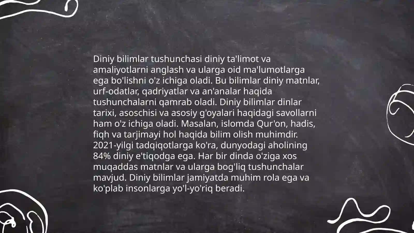 Dunyoviy bilimlar va diniy bilimlar mutanosibligini ta'minlashning ahamiyati 4
