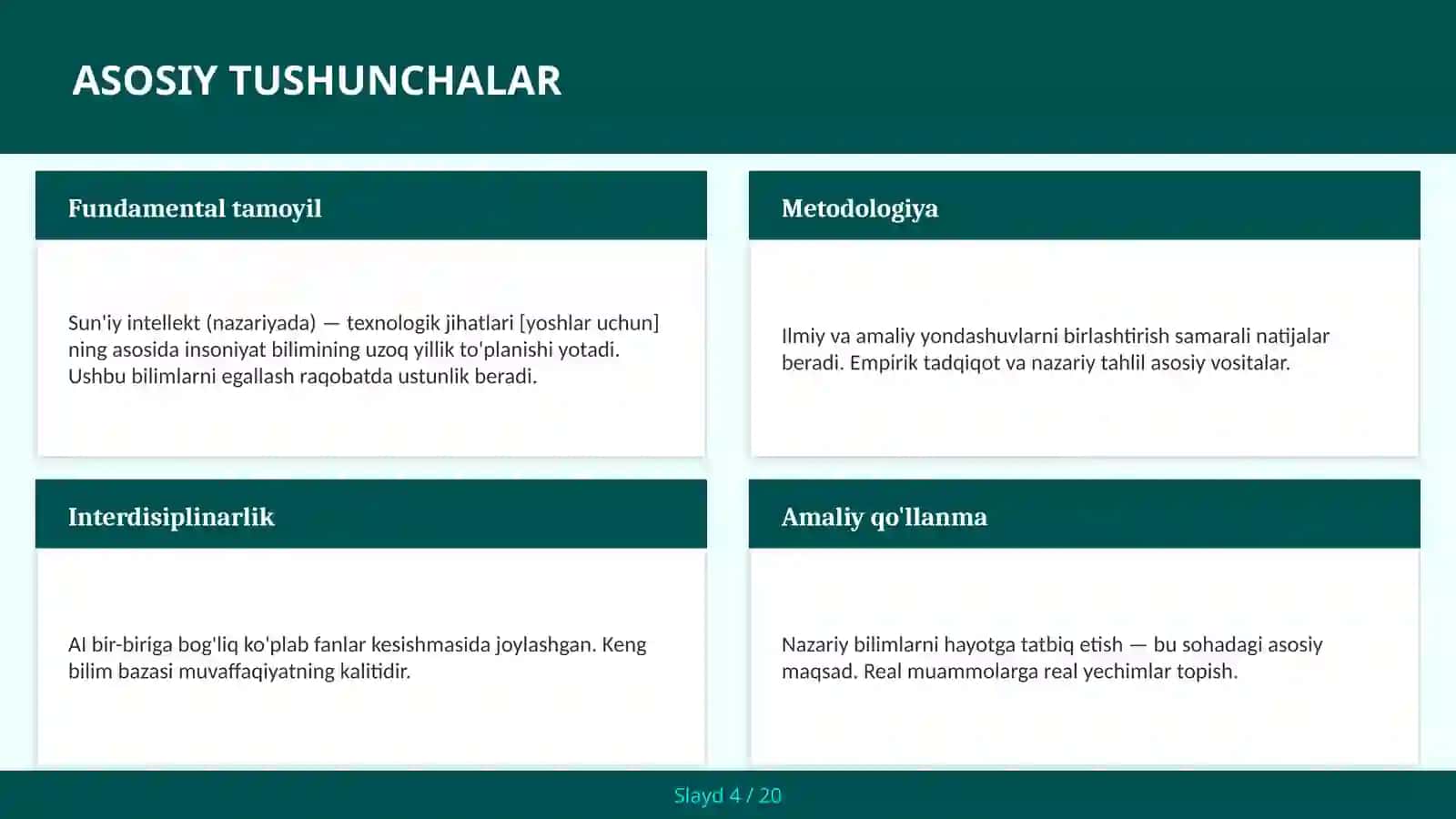 Sun'iy intellekt (nazariyada) — texnologik jihatlari [yoshlar uchun] 4