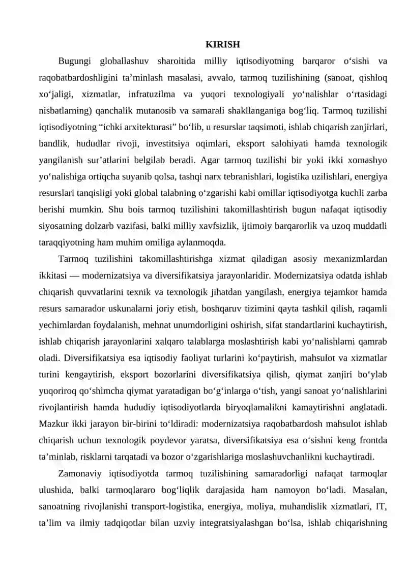 Tarmoq iqtisodiyoti fanidan 4