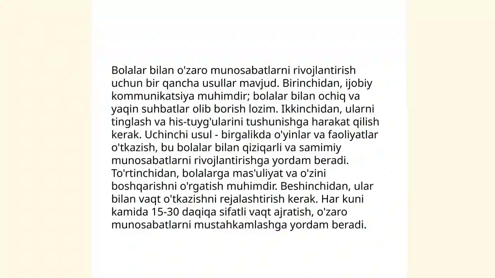 Tarbiyachi shaxsida ijtimoiy munosabatlarni rivojlantirishga oid kasbiy kompetentlikni rivojlanishi 4