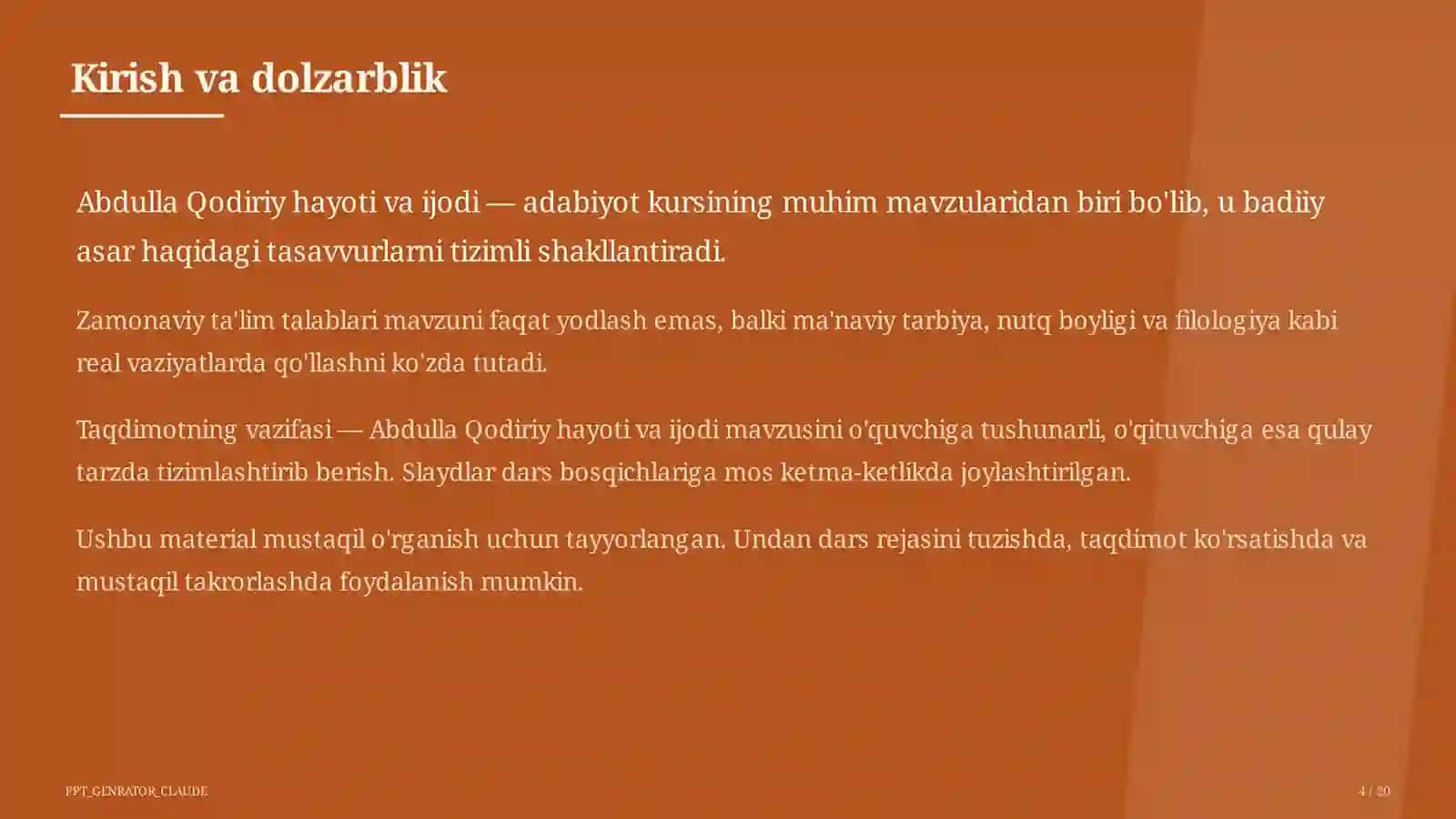 Abdulla Qodiriy hayoti va ijodi (7-sinf) 4