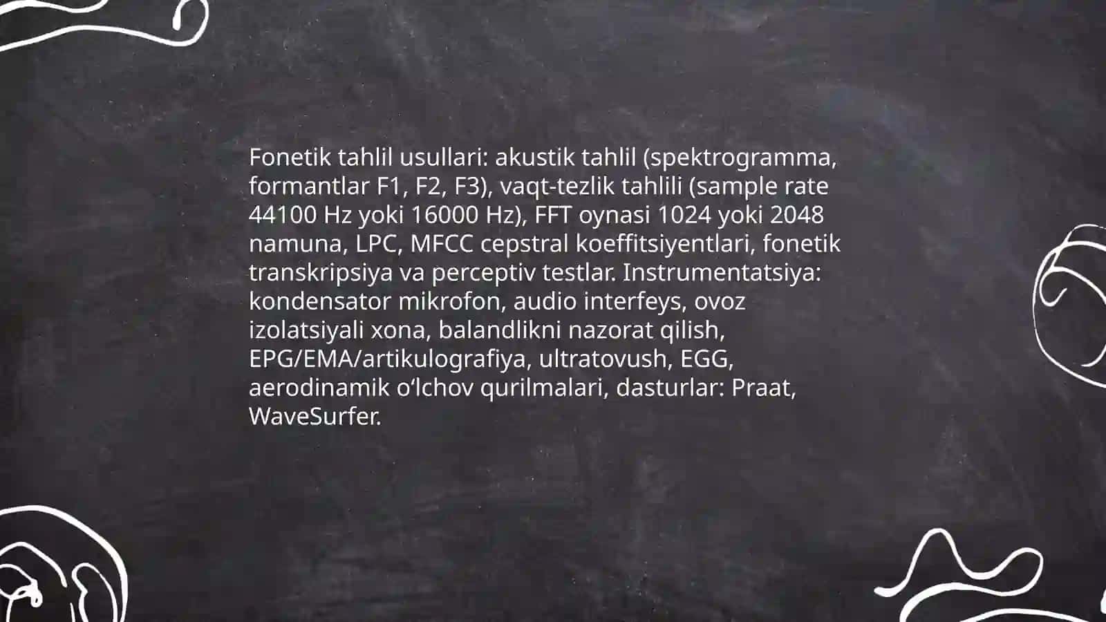 Lingvistik tahlil metodlarini oʻrganish 4