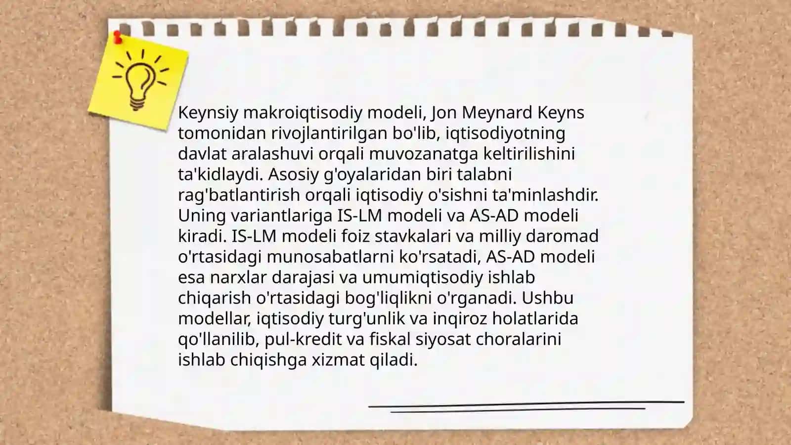 Makroiqtisodiy modellar.Asosiy makroiqtisodiy modellarning qiyosiy tahlili 4