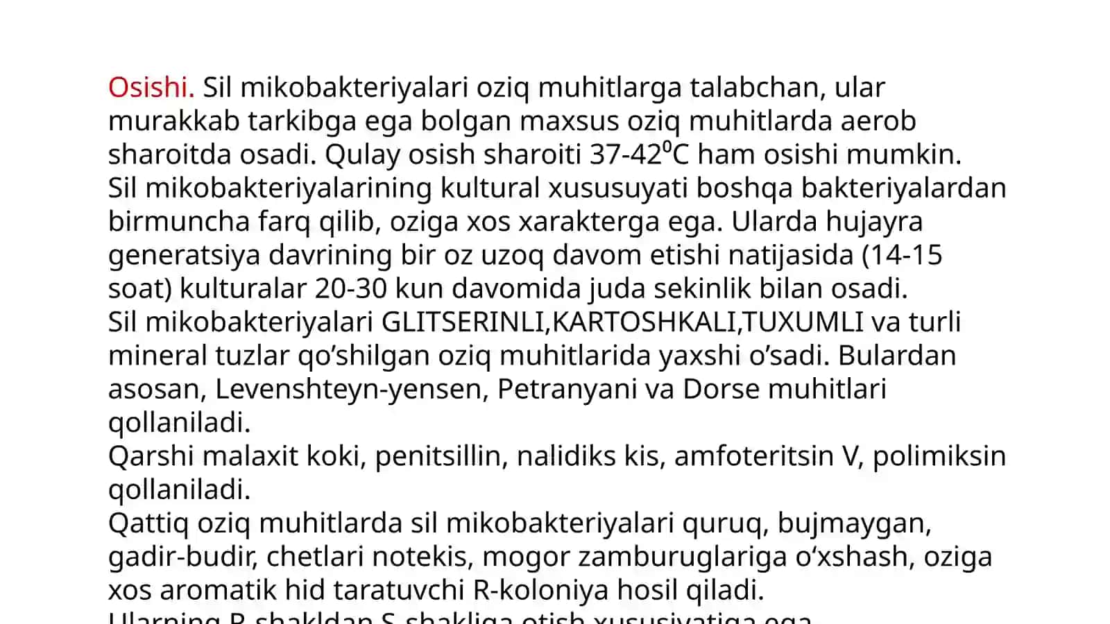 Havo tomchi yuqumli kasalliklari qo'zg'atuvchilari: sil, bo'g'ma, ko'k yotal 4