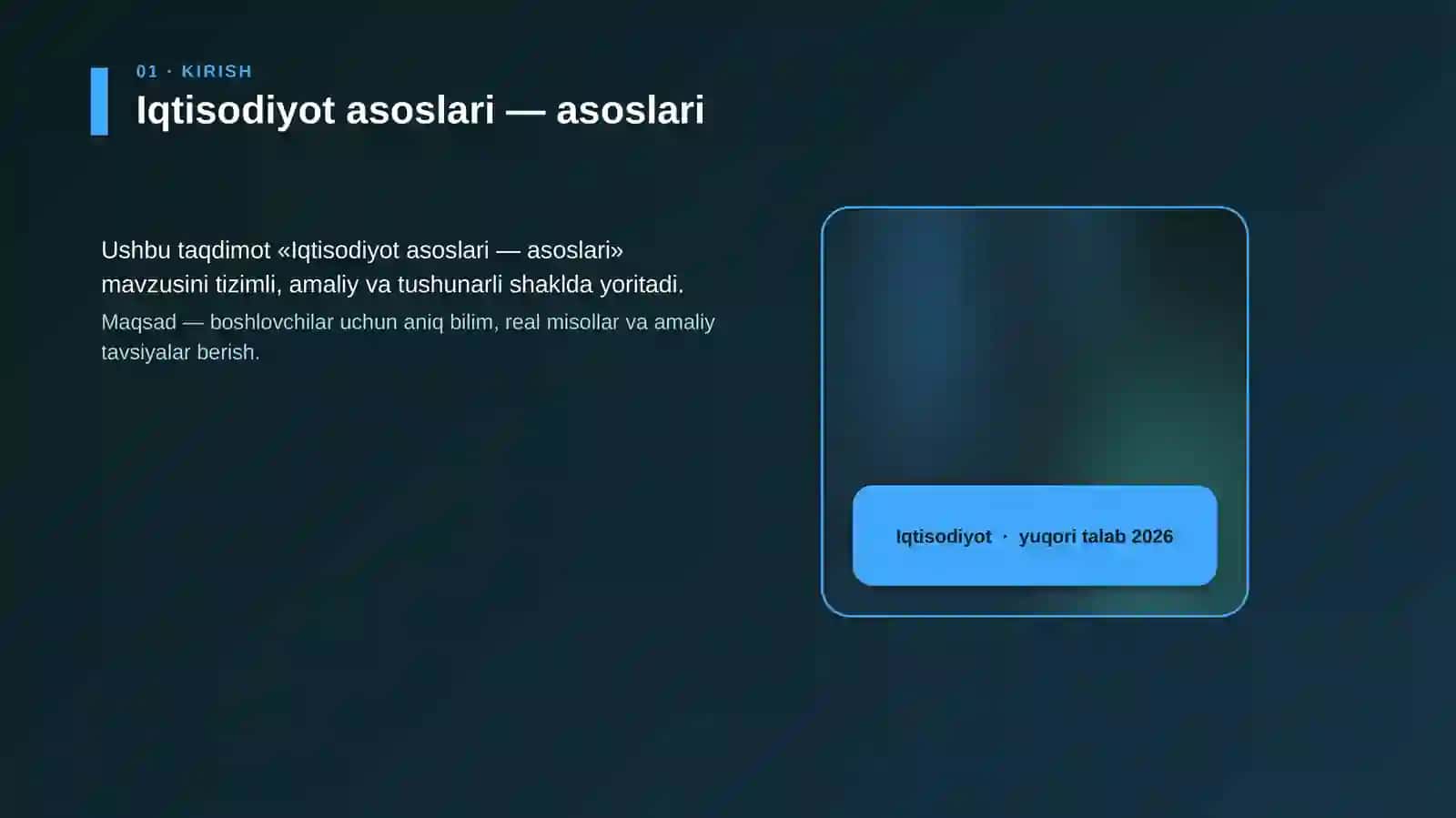 Iqtisodiyot asoslari 4