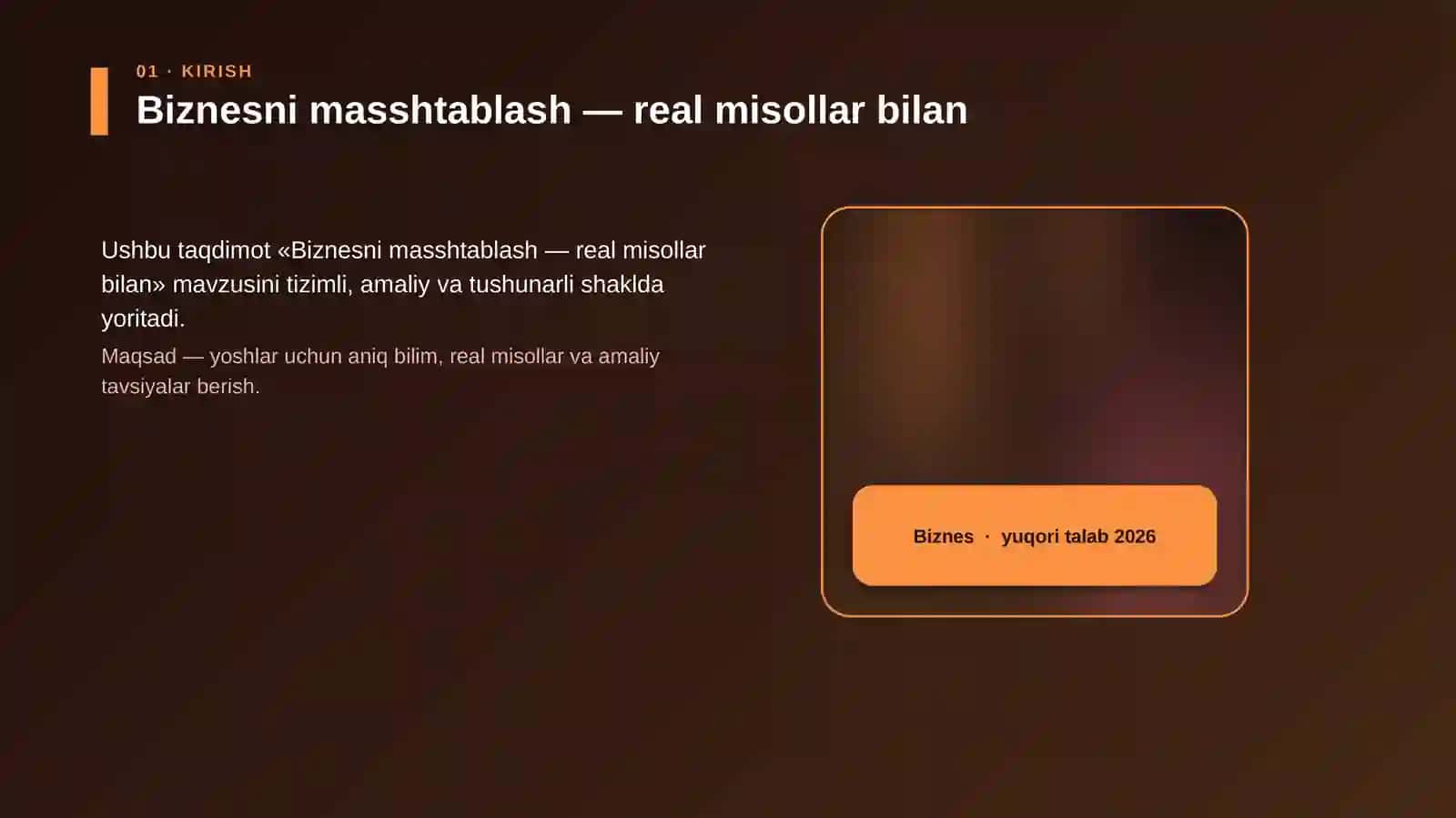 Biznesni masshtablash — real misollar bilan 4