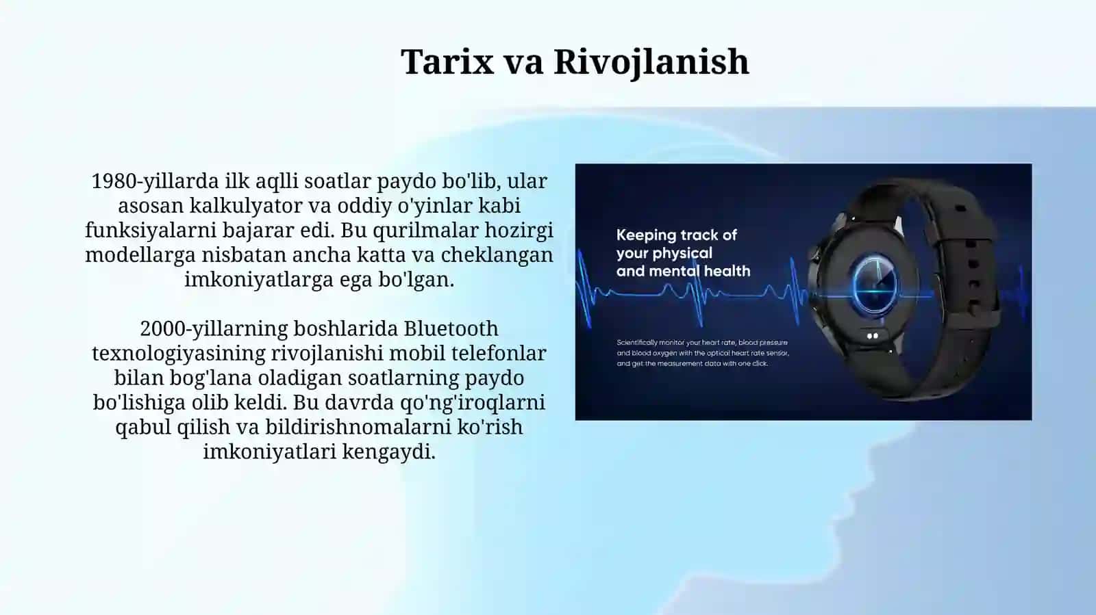 Wearable qurilmalar (aqli soatlar vaboshqalar) 4