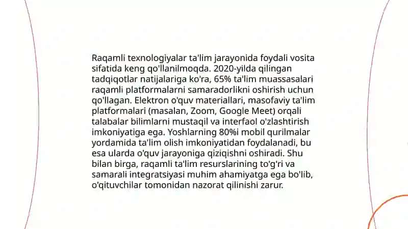 Zamonaviy chet til o'quv jarayonini tashkil etish texnologiyalari, metod va usullari. 4