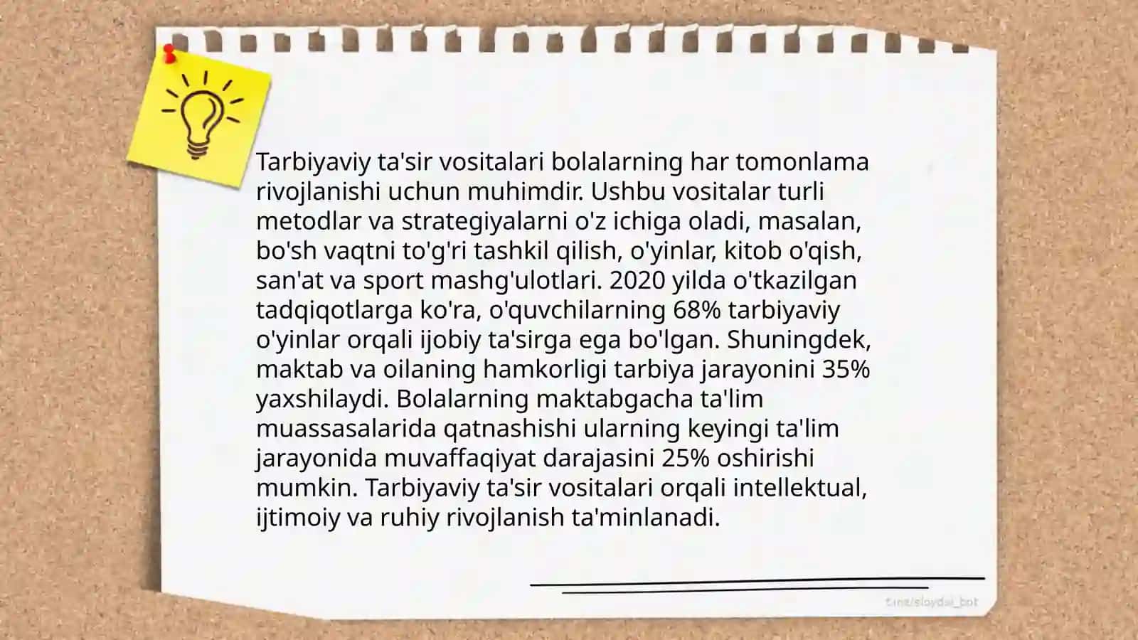 Tarbiya haqida tushincha 4
