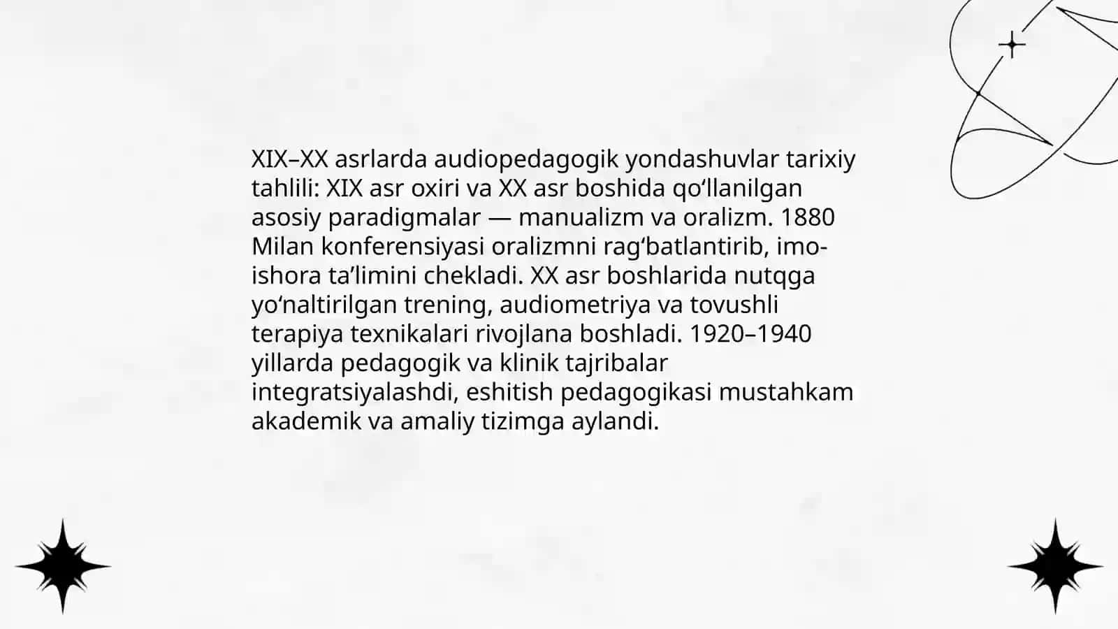 Eshitishida muammosi bo‘lgan bolalarda eshitish idrokini rivojlantirishning metodik tizimini shakllantirish tarixi 4