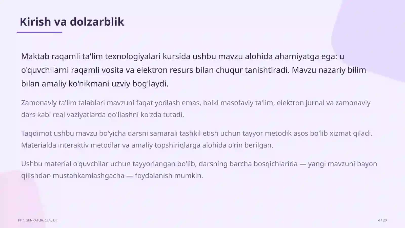 Ta'lim analitikasi: o'quvchi natijalarini tahlil qilish 4