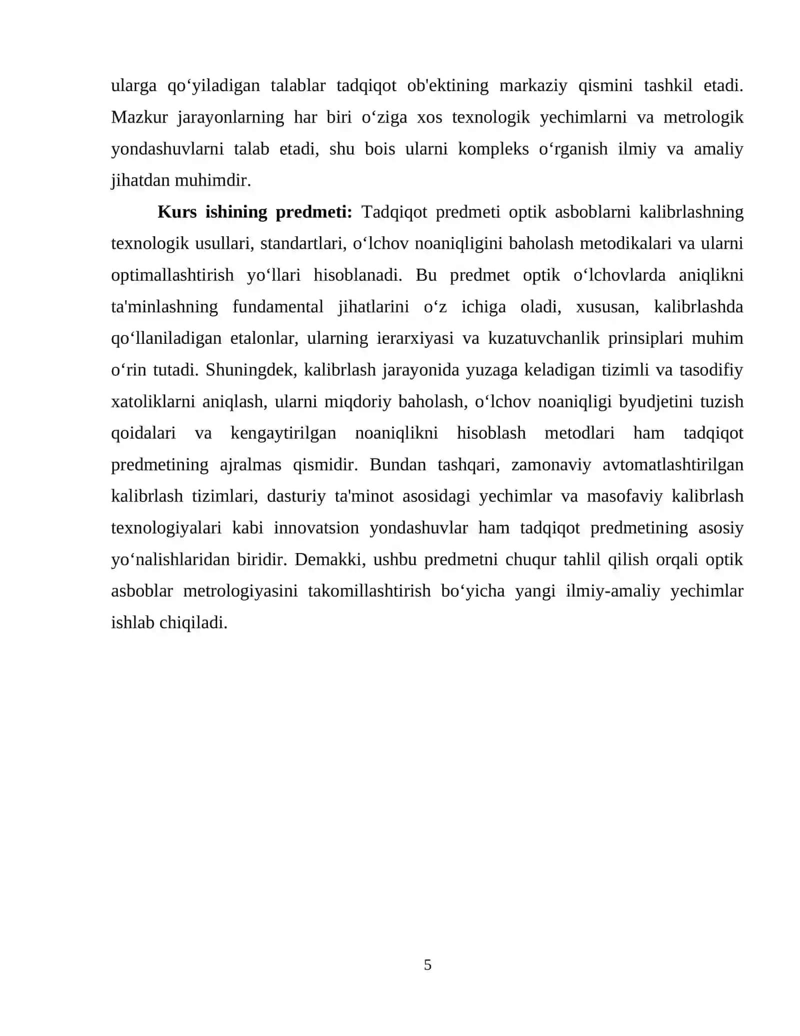 OPTIK ASBOBLARNI KALIBRLASH USULLARI 4