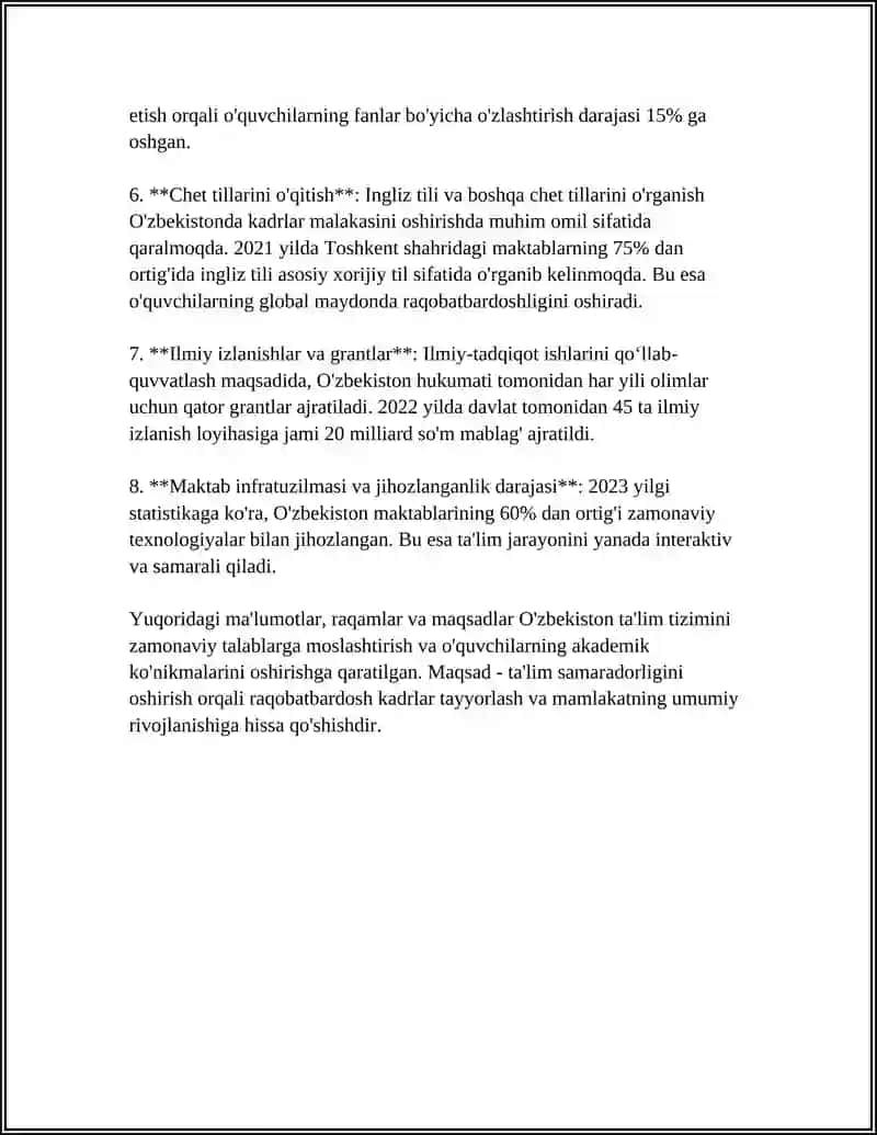 REFERAT Mavzu: AKADEMIK KO'NIKMALARINING TALABALAR FAOLIYATIDAGI AXAMIYATI VA DOLZARBLIGI 4