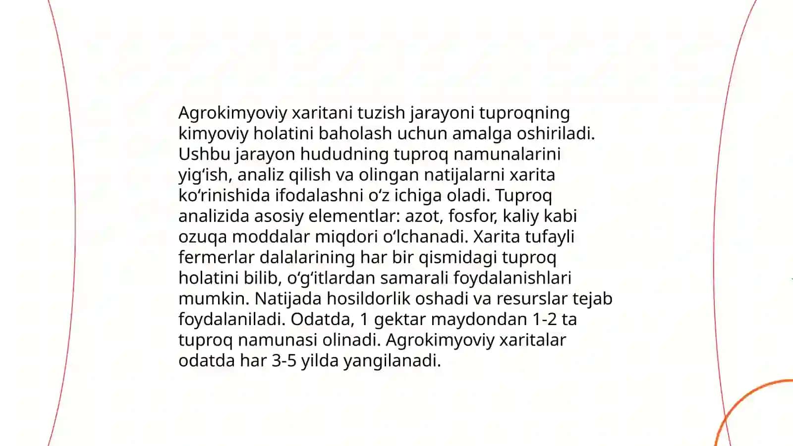 Agrokimyoviy xaritanomalarni dehqonchilikdagi ahamiyati 4