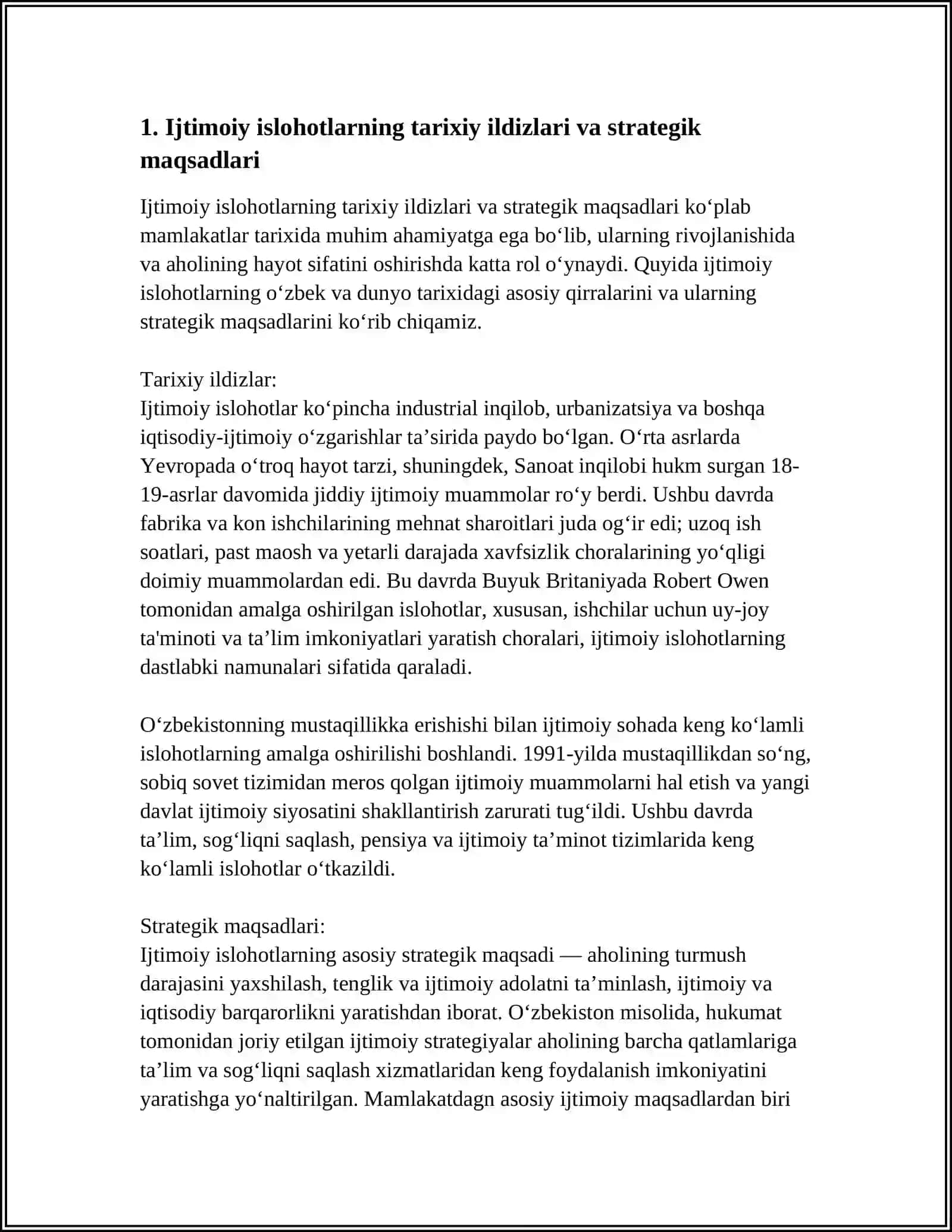 SAMARQAND DAVLAT UNIVERSITETI XORIJIY TIL KAFEDRASI MUSTAQIL ISH 4