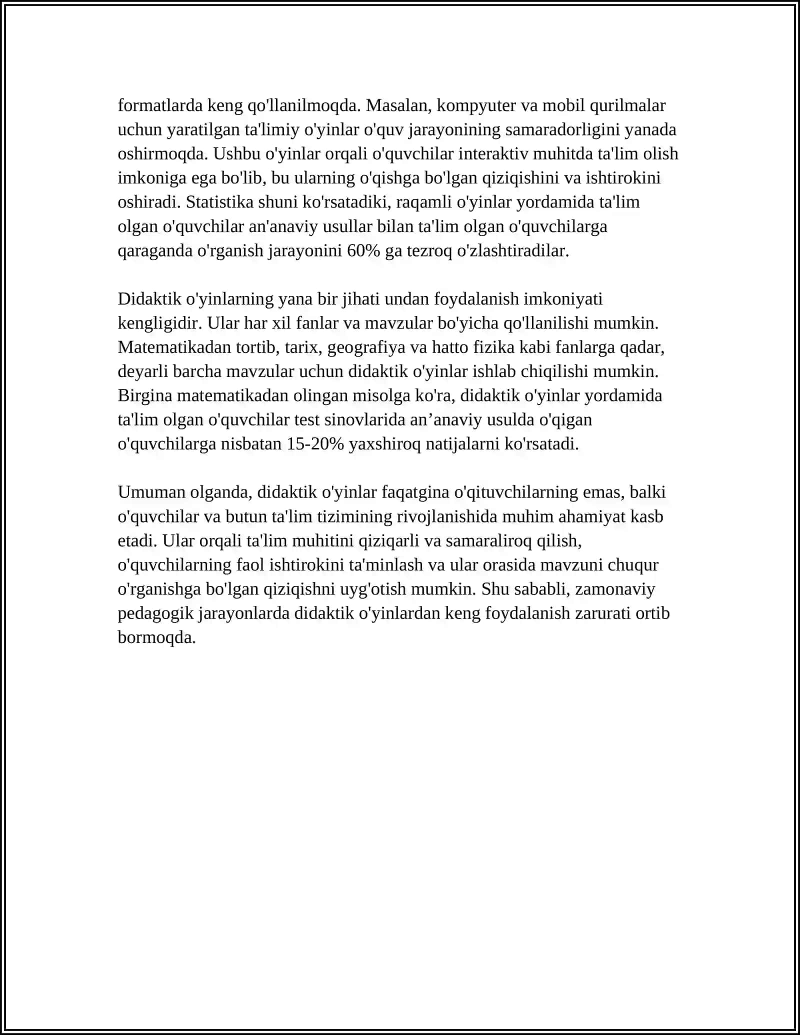 Sindan tashqari mashgʻulotlarda didaktik oʻyinlarning ahamiyati 4