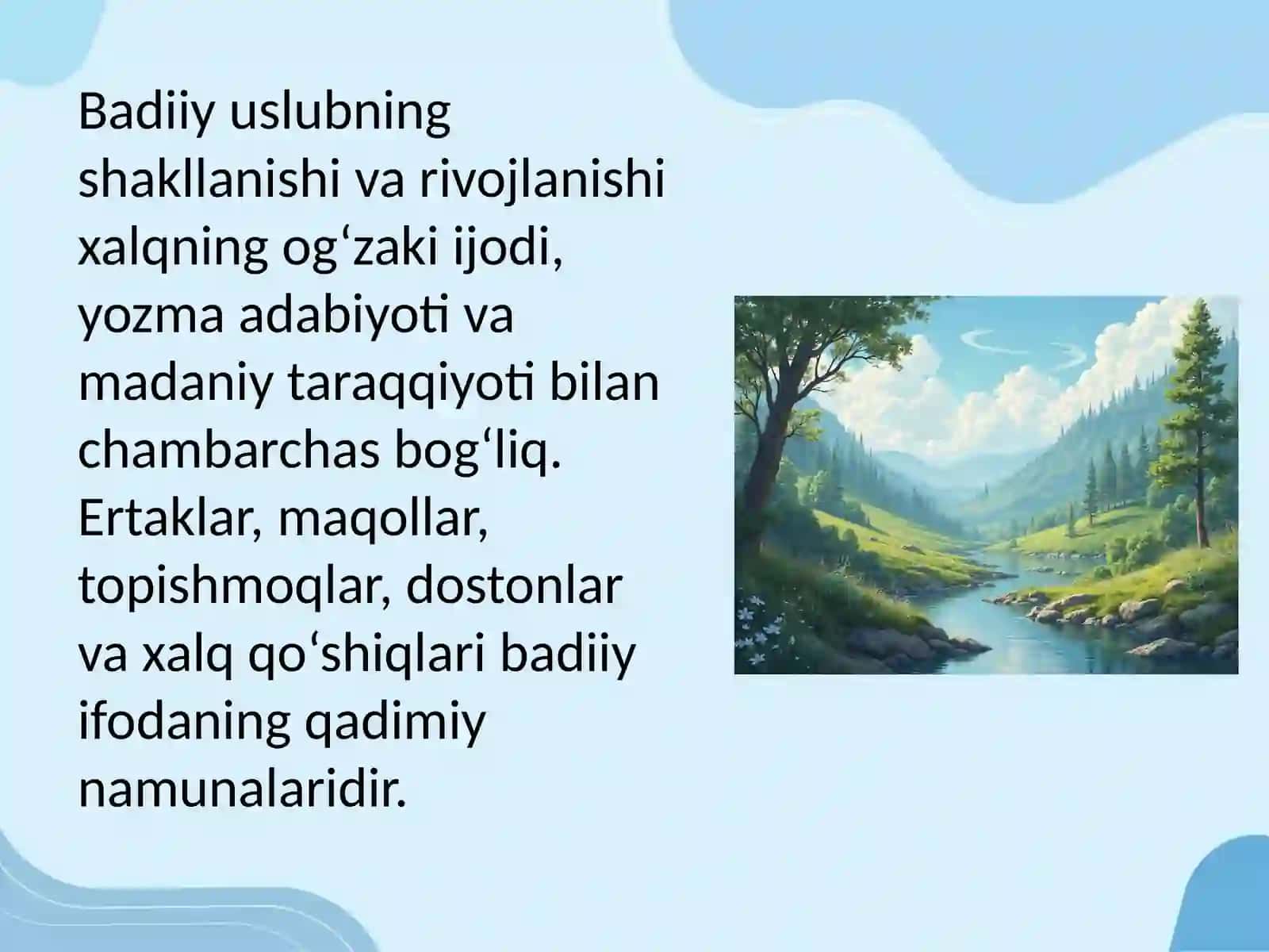 Badiiy uslub va uning xususiyatlari 4