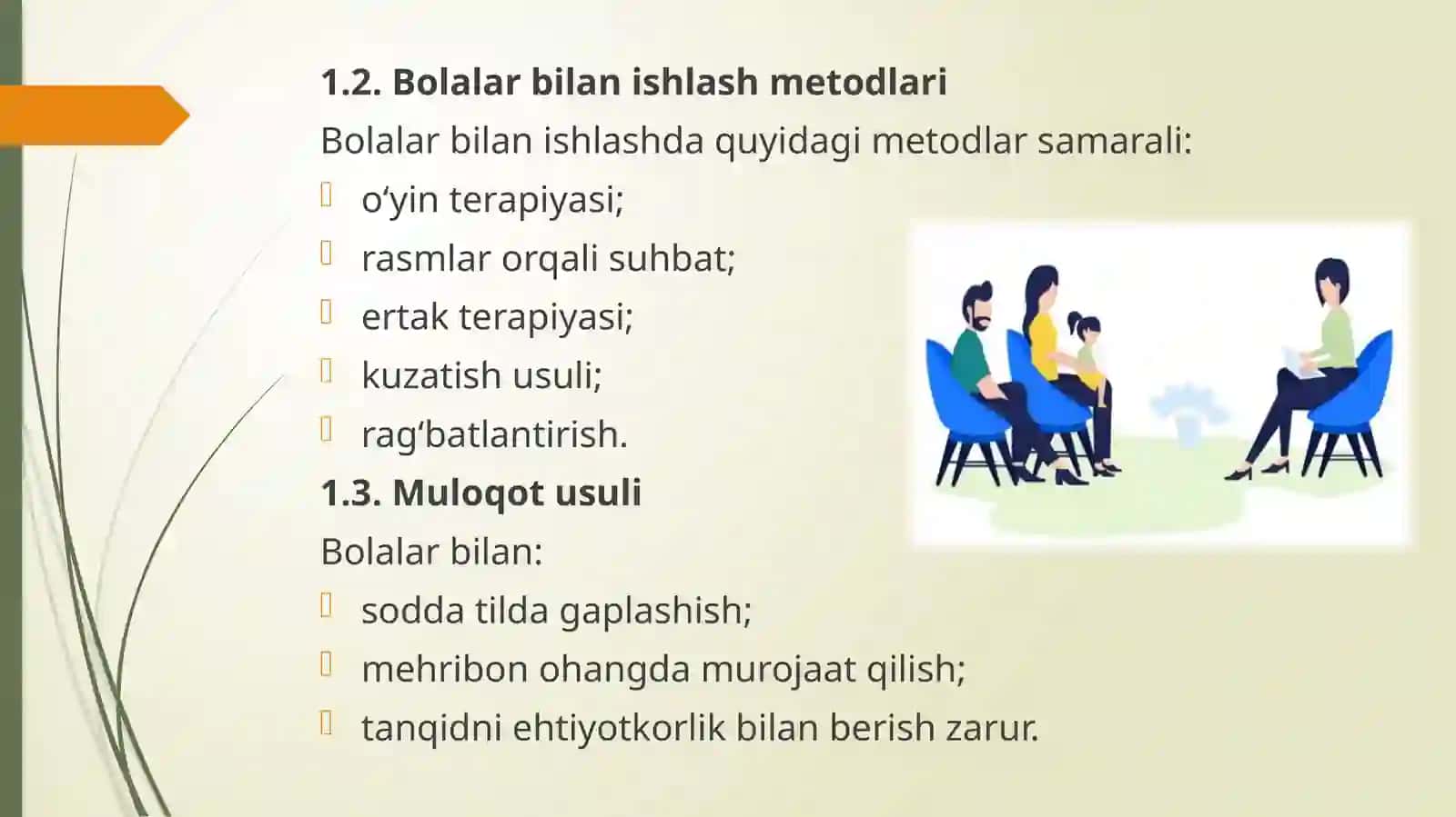 Bolalar, o'smirlar va kattalar bilan ishlash xususiyatlari. 4