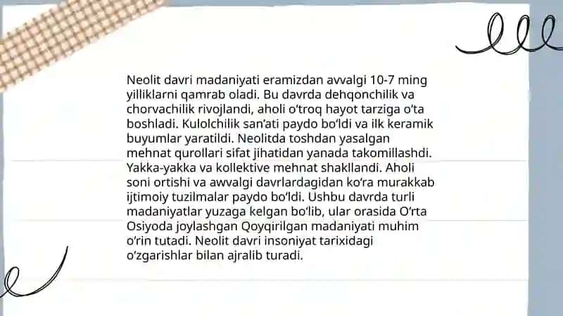Neolit davri 4