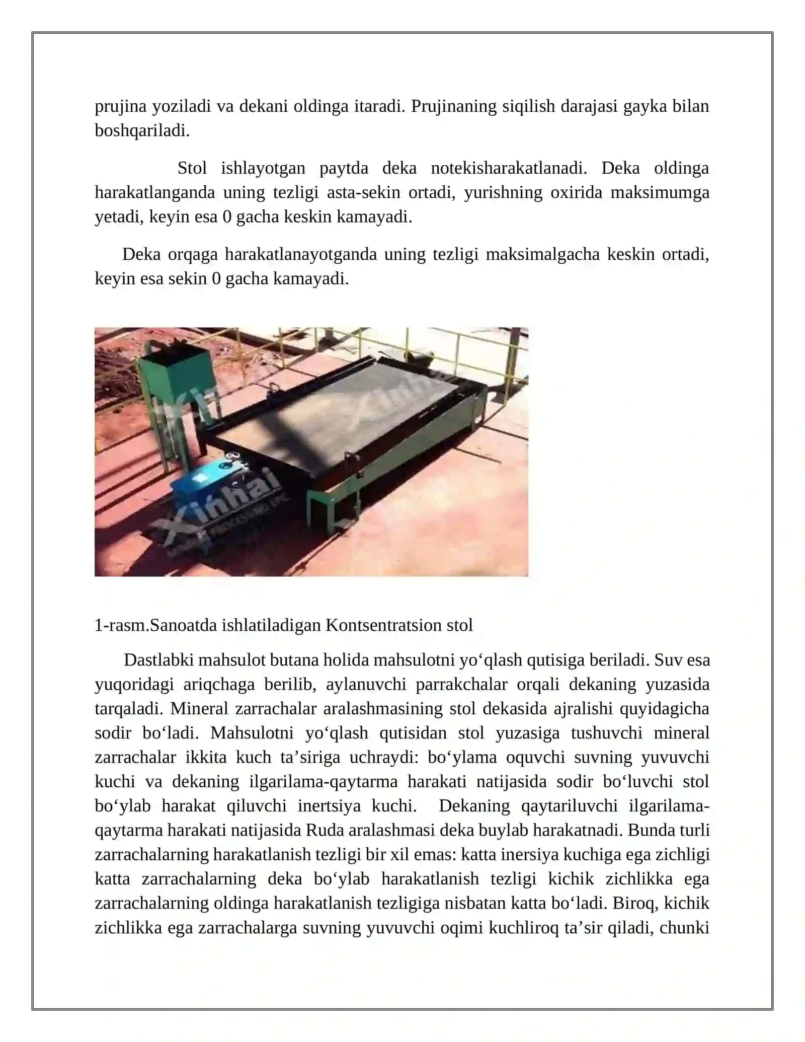 Konsentratsion stolda boyitish 4