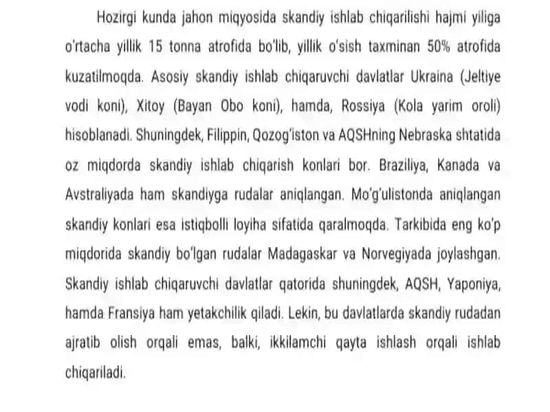 III guruhi elementlarining olinishi o'qitdimodlarning fizik-kimyoviy xossalari 4