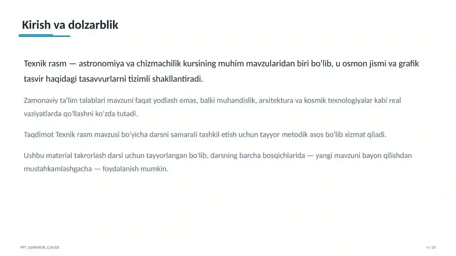 Texnik rasm (8-sinf) 4