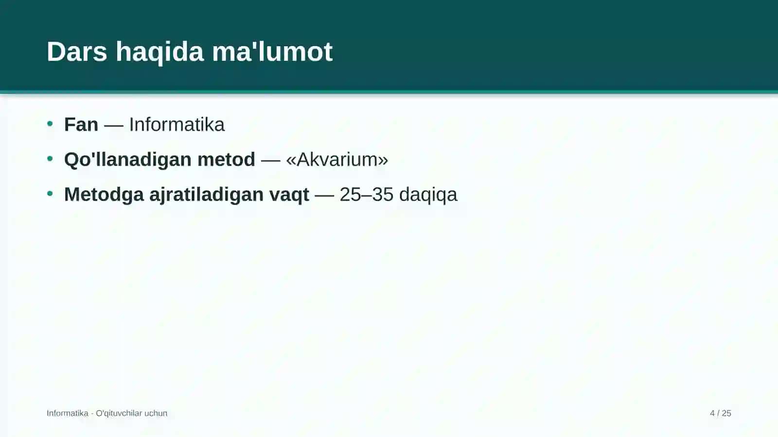 informatika darslarida akvarium metodidan foydalanish 7269 4