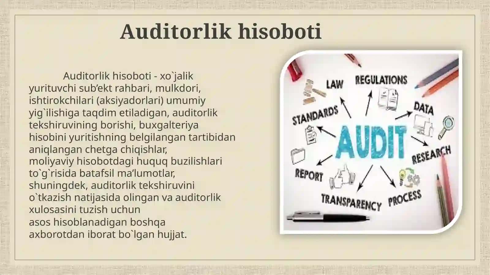 Auditorlik xulosasini tuzish 4